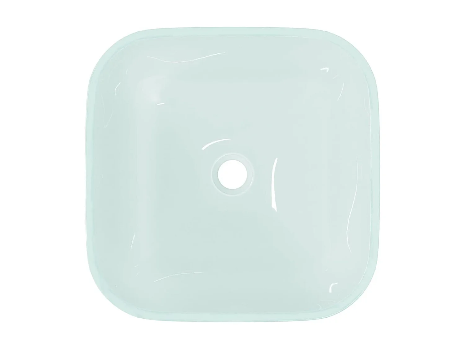 Lavabo in Vetro 42x42x14 cm Satinato