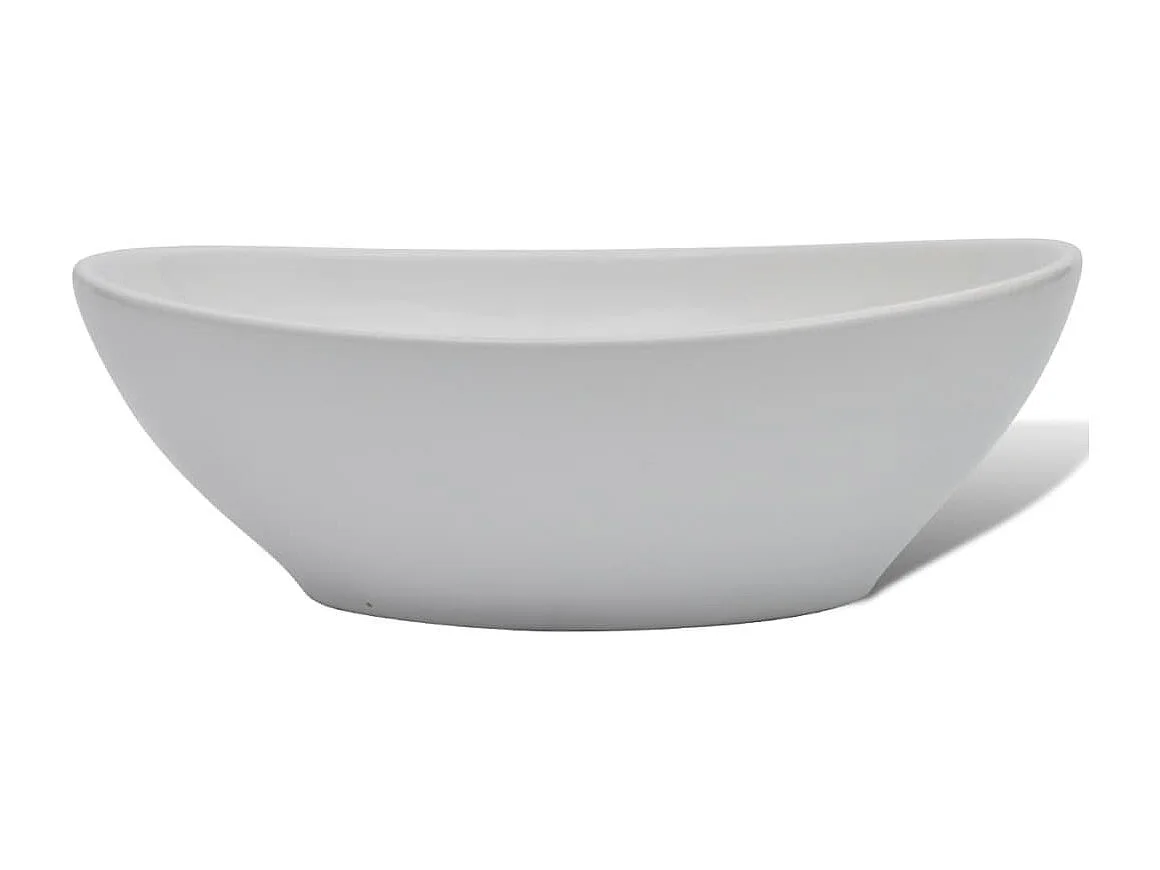 Lavabo céramique 40 x 33 cm Ovale Blanc