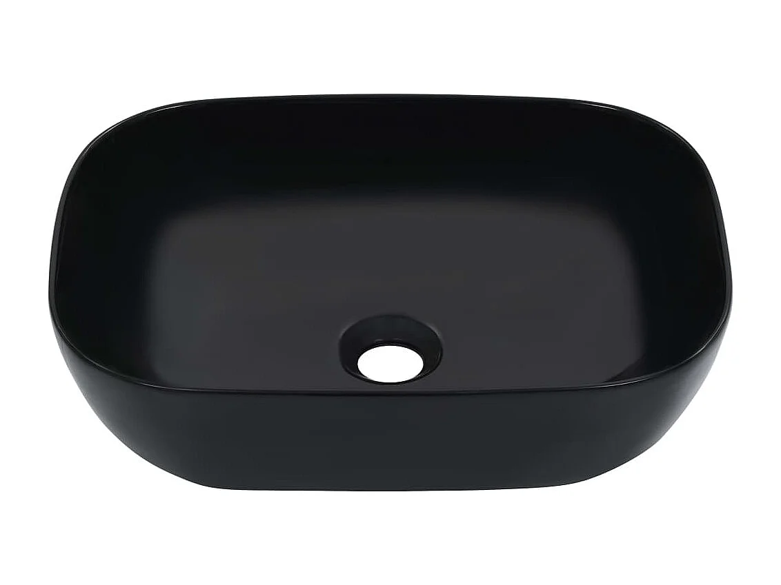 Lavabo 45,5x32x13 cm Ceramica Nera