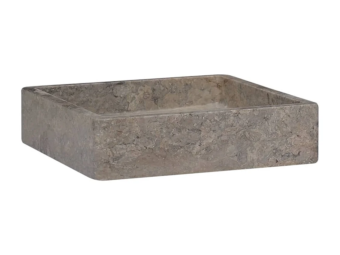 Lavabo Gris 40x40x10 cm Marbre