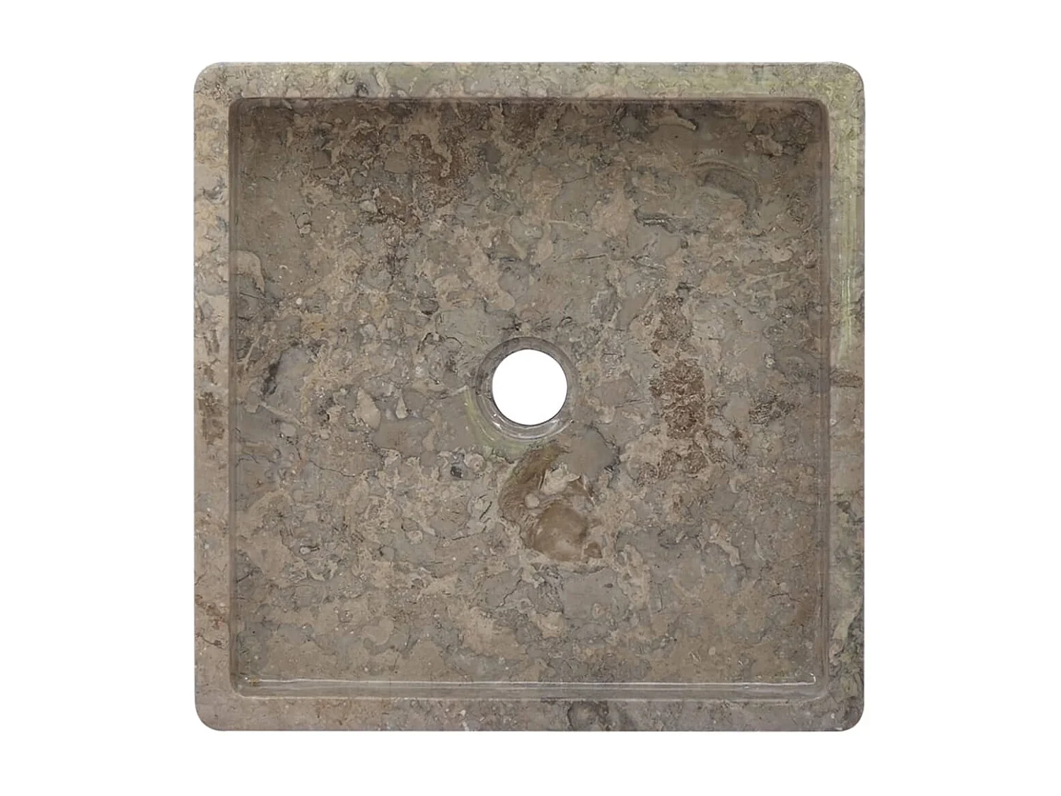 Lavabo Gris 40x40x10 cm Marbre