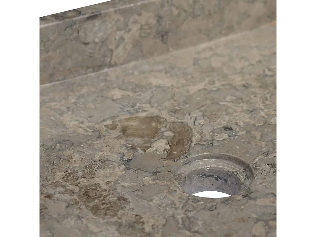 Lavabo Gris 40x40x10 cm Marbre