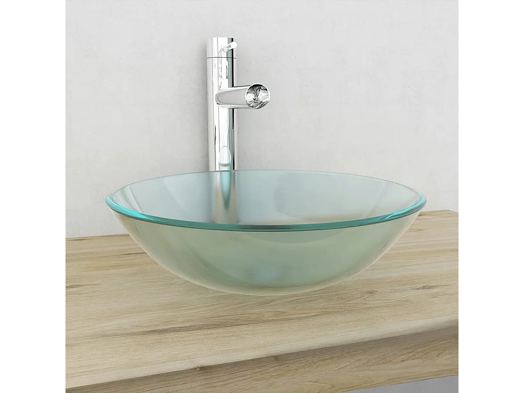 Fregadero de Vidrio Templado 42 cm Esmerilado