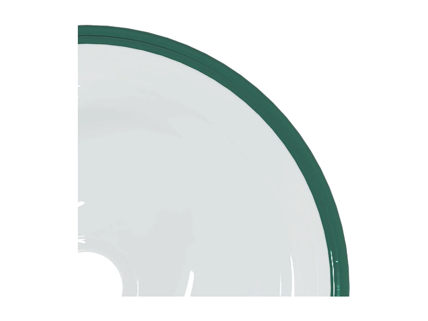 Lavabo Verre trempé 30x12 cm Transparent