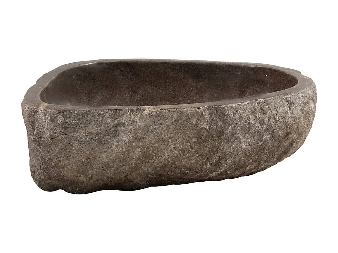Lavabo in pietra di fiume Ovale (45-53)x(34-41) cm