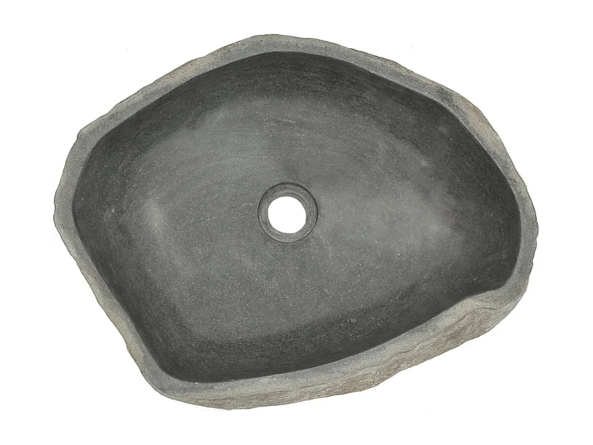 Lavabo in pietra di fiume Ovale (45-53)x(34-41) cm