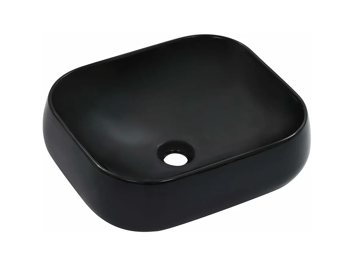 Lavabo 44,5 x 39,5 x 14,5 cm Céramique Noir