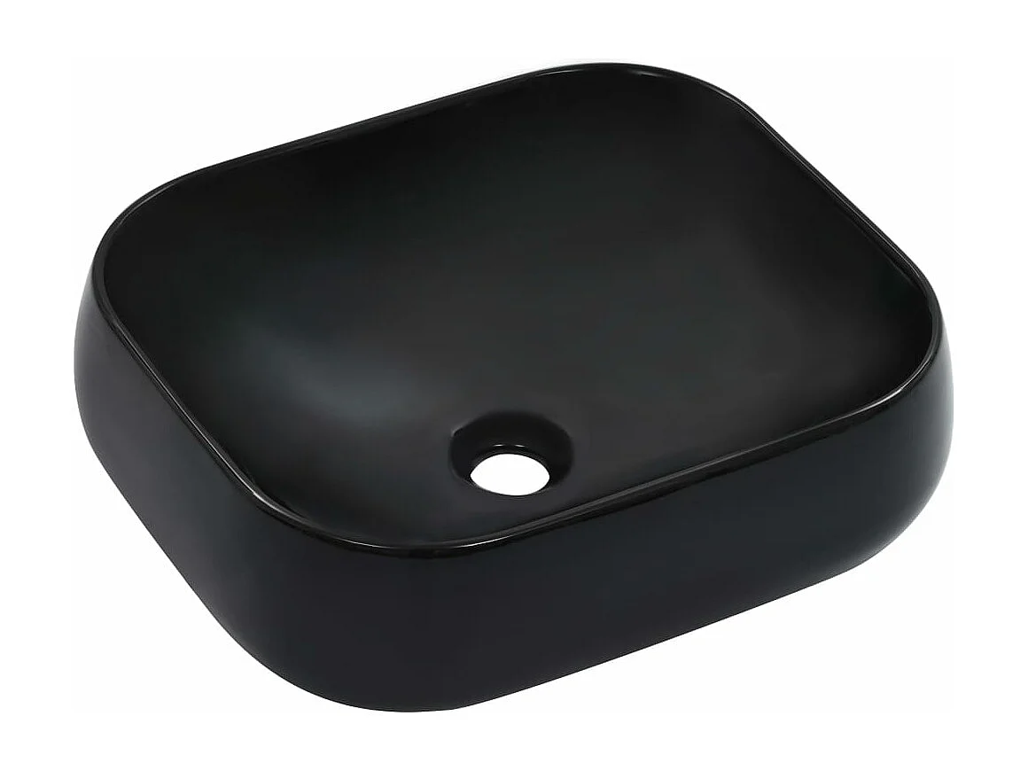 Lavabo 44,5 x 39,5 x 14,5 cm Céramique Noir