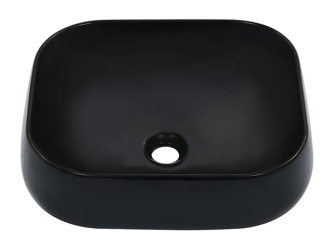 Lavabo 44,5 x 39,5 x 14,5 cm Céramique Noir