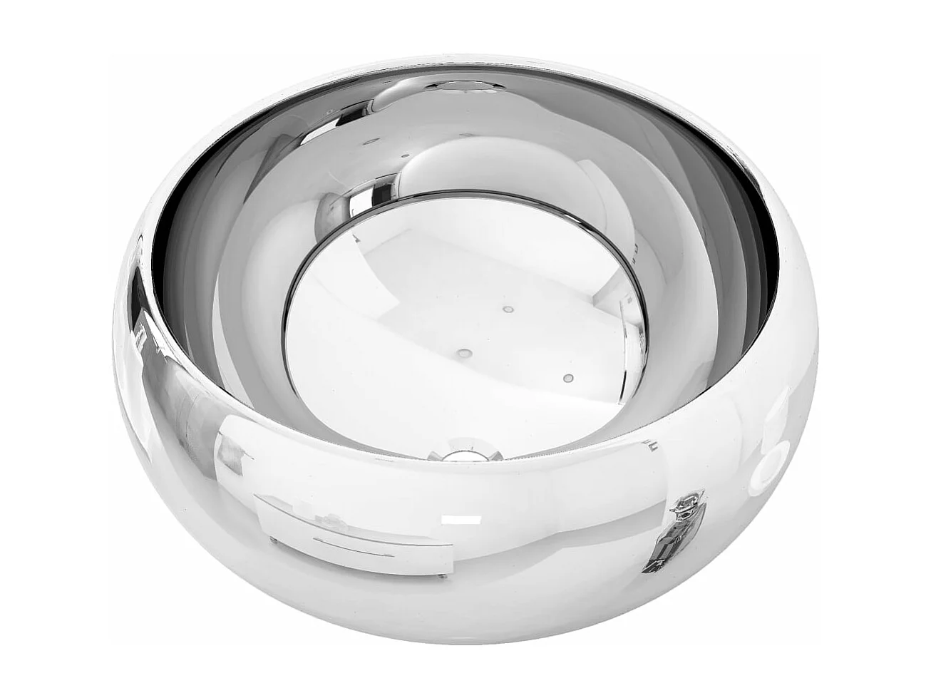 Lavabo 40 x 15 cm Cerámica Plata