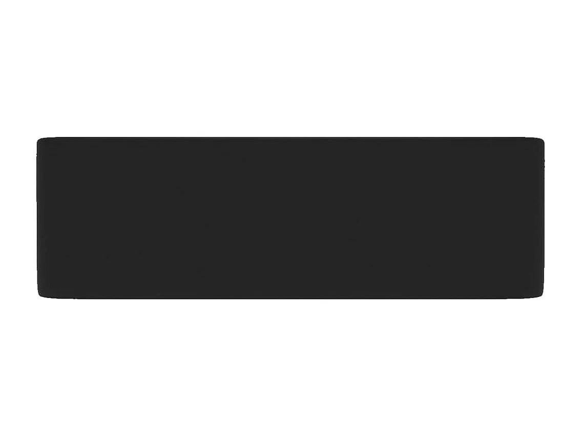 Lavabo de luxe Noir mat 41x30x12 cm Céramique