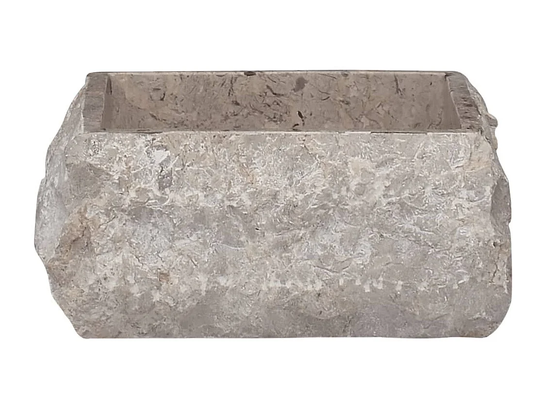 Graues Waschbecken 30x30x13 cm Marmor