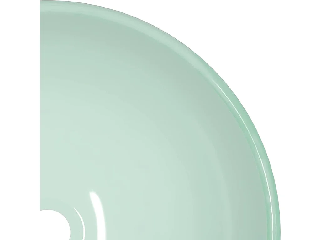 Lavabo in Vetro Temperato 42x14 cm Bianco