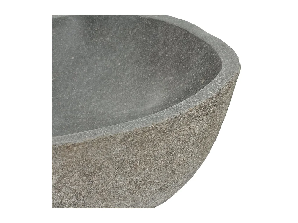 Lavabo in pietra di fiume Ovale (37-46)x(29-36) cm