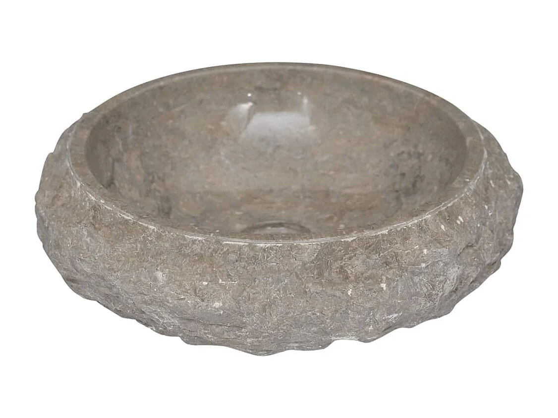 Lavabo Gris Ø40x12 cm Marbre