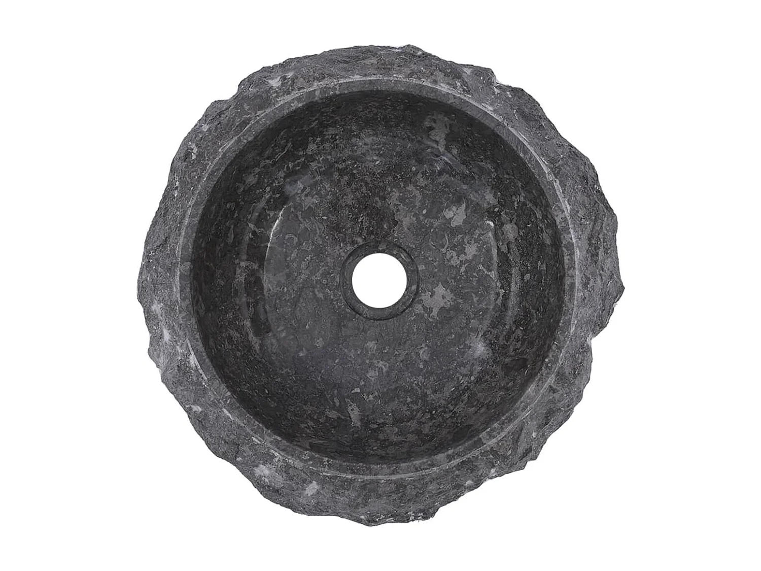 Lavabo Gris Ø40x12 cm Marbre