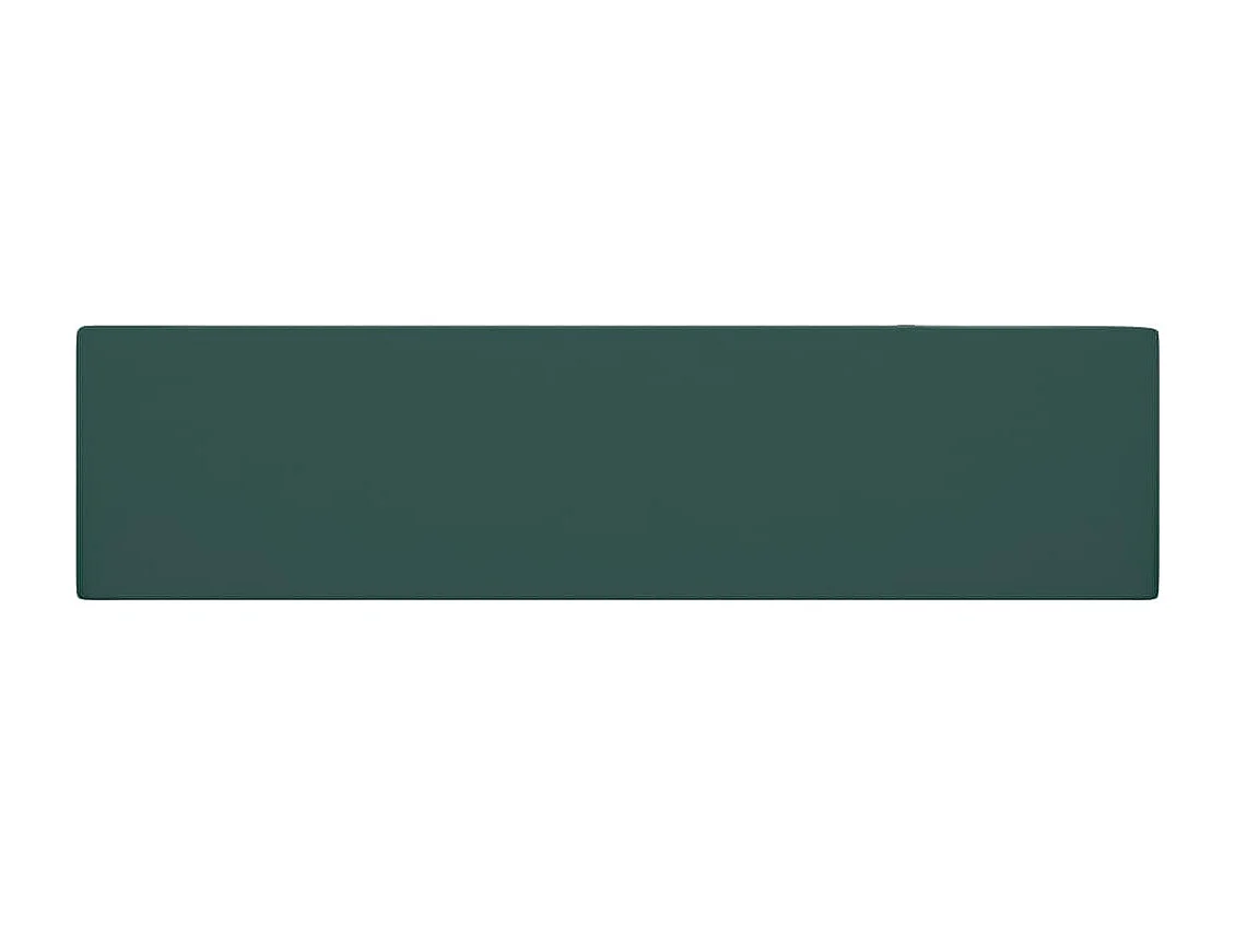 Lavabo de baño con rebosadero Cerámica Verde oscuro