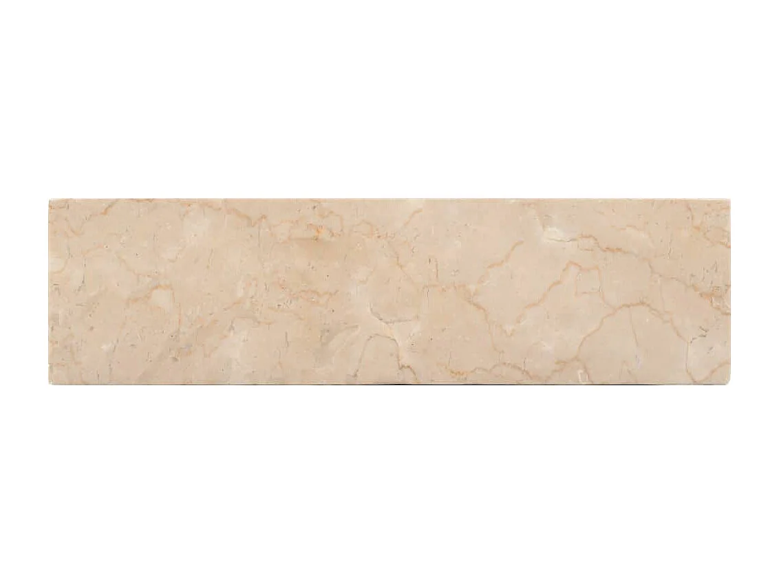 Lavabo 45x30x12 cm marmo crema lucido