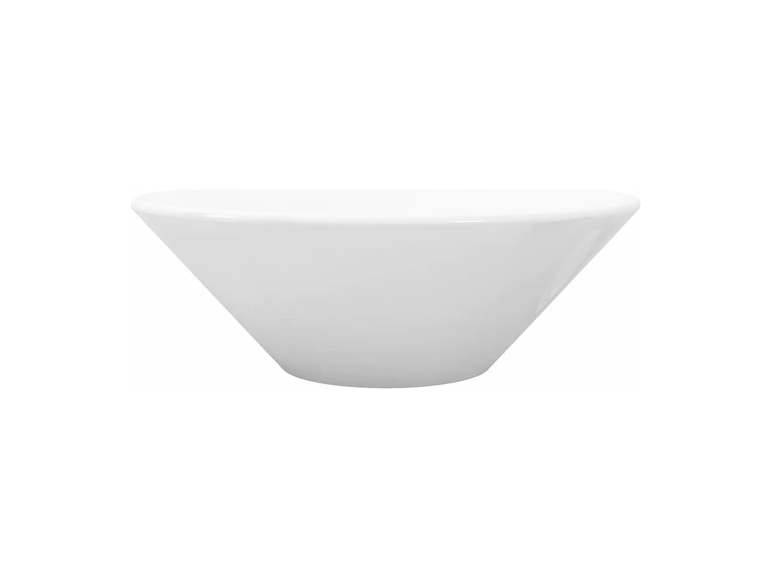 Lavabo de salle de bain en porcelaine Blanc