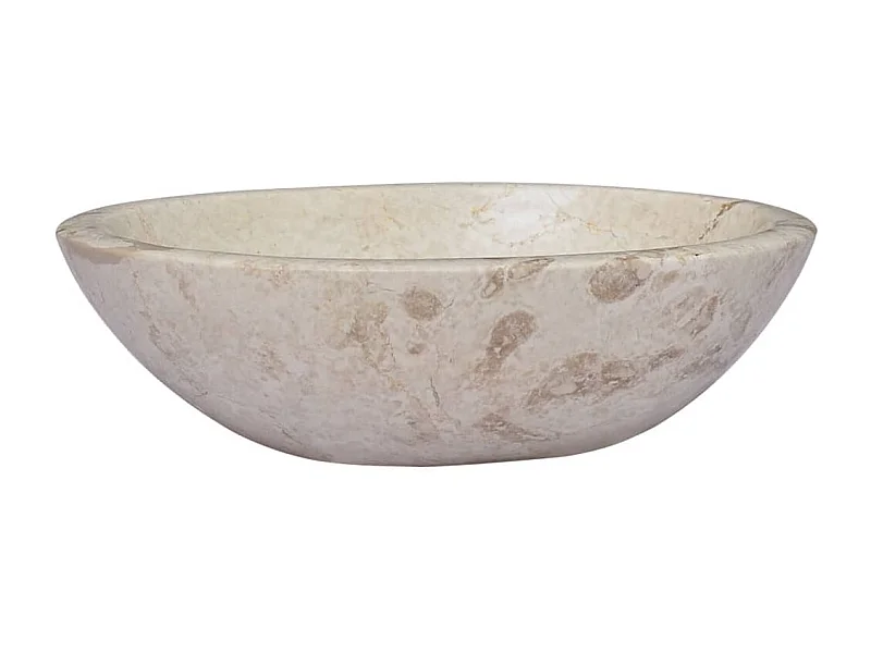 Lavabo Crème 53x40x15 cm Marbre