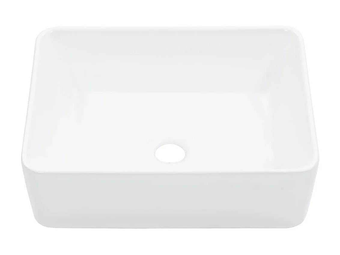 Lavabo 40x30x13 cm Céramique Blanc