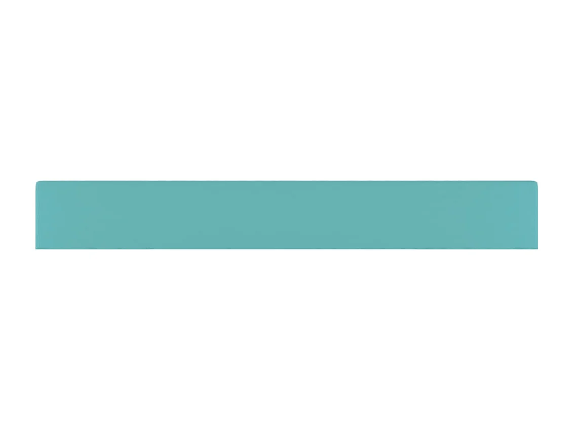 Lavabo con orificio para grifería Verde claro mate 60x46 cm Cerámica