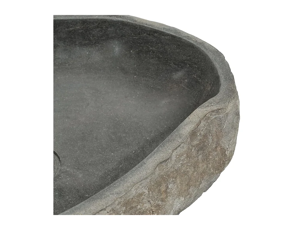 Lavabo in pietra di fiume Ovale (45-53)x(34-41) cm