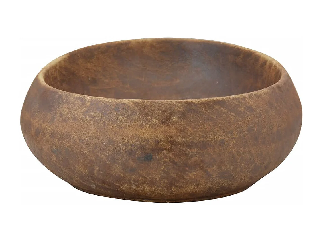 Vasque à poser marron ovale 59x40x15 cm céramique