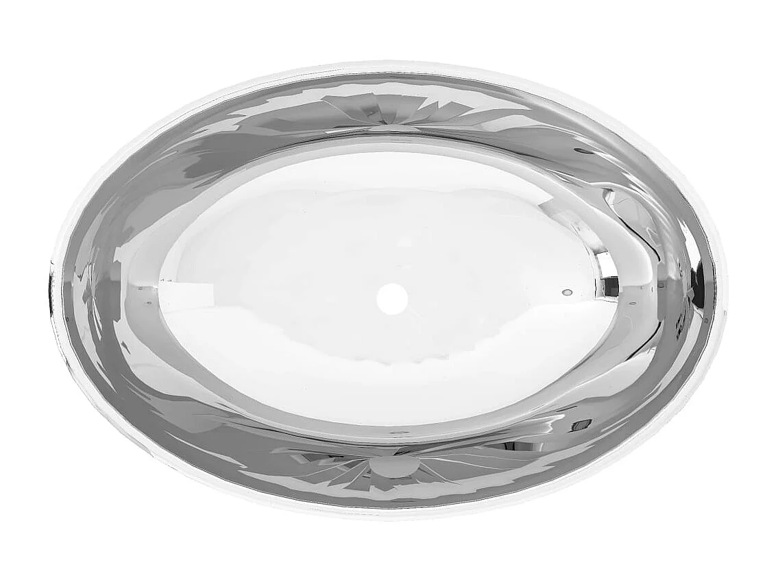 Lavabo 40 x 33 x 13,5 cm Ceramica Argento