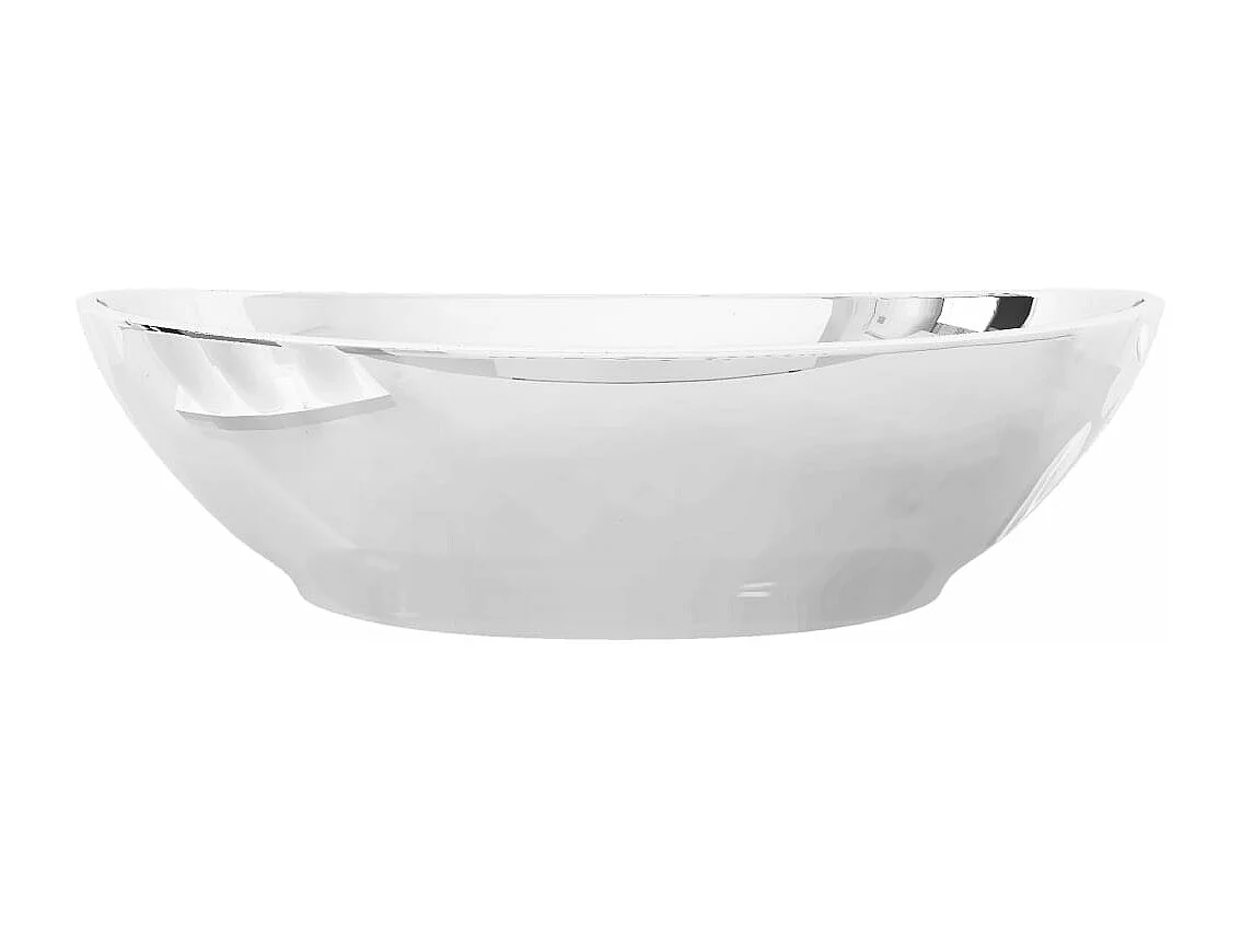 Lavabo 40 x 33 x 13,5 cm Ceramica Argento