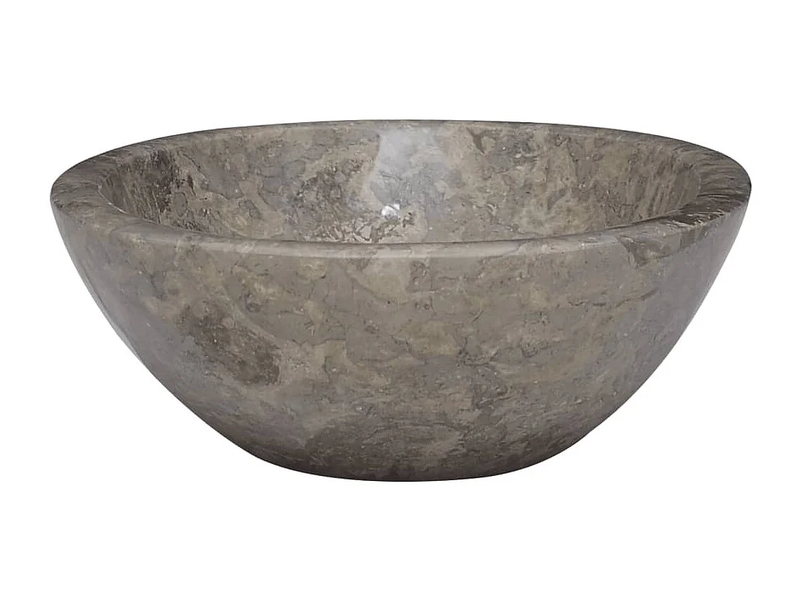 Graues Waschbecken 53x40x15 cm Marmor