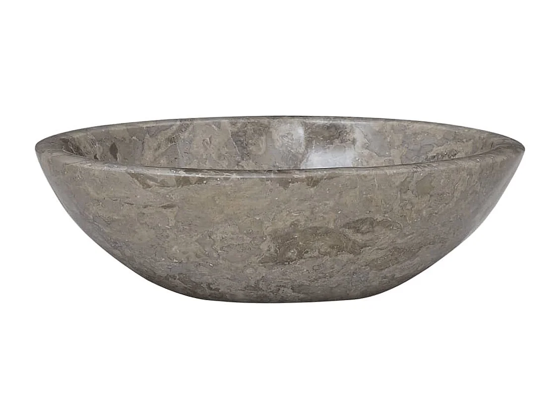 Graues Waschbecken 53x40x15 cm Marmor