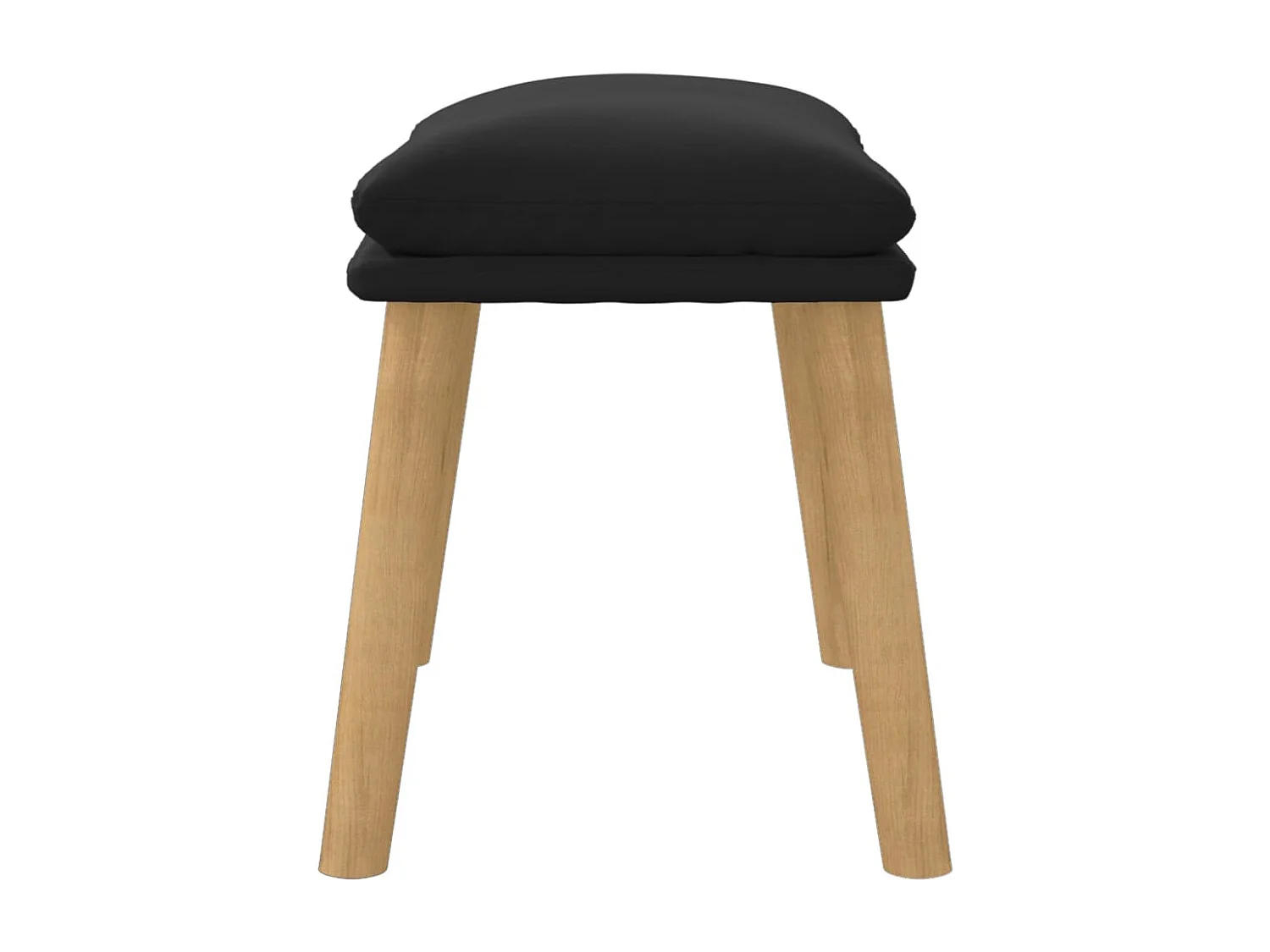 Fußhocker Schwarz 45x29,5x35 cm Samt