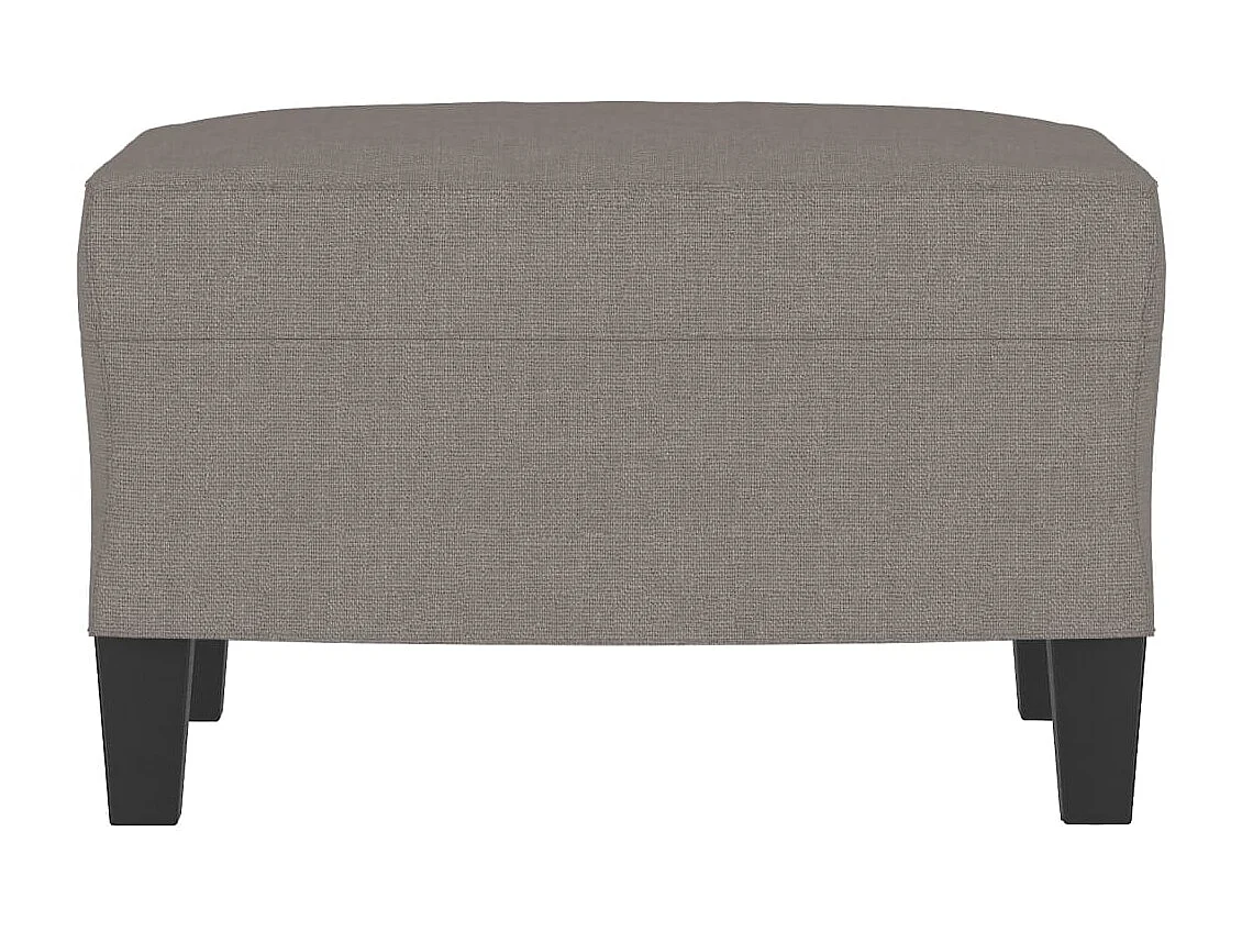 Taupe poef 60x50x41 cm Stof