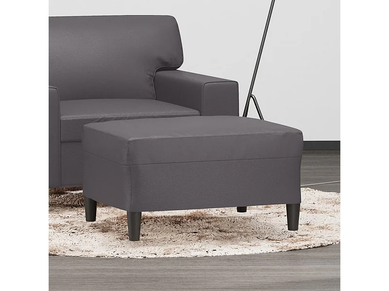 Fußhocker Grau 70x55x41 cm Kunstleder