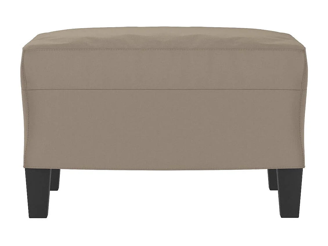 Taupe voetenbank 60x50x41 cm Microvezelstof