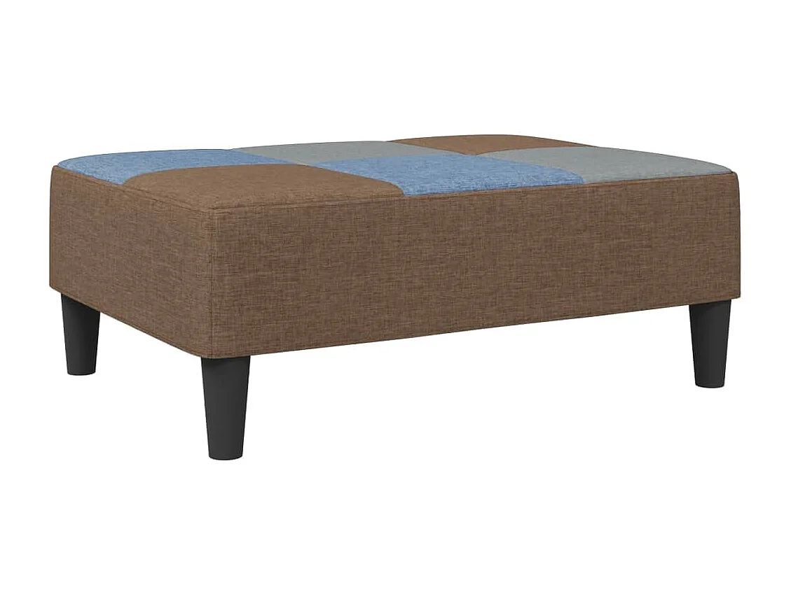 Repose-pied patchwork 77x55x31 cm tissu