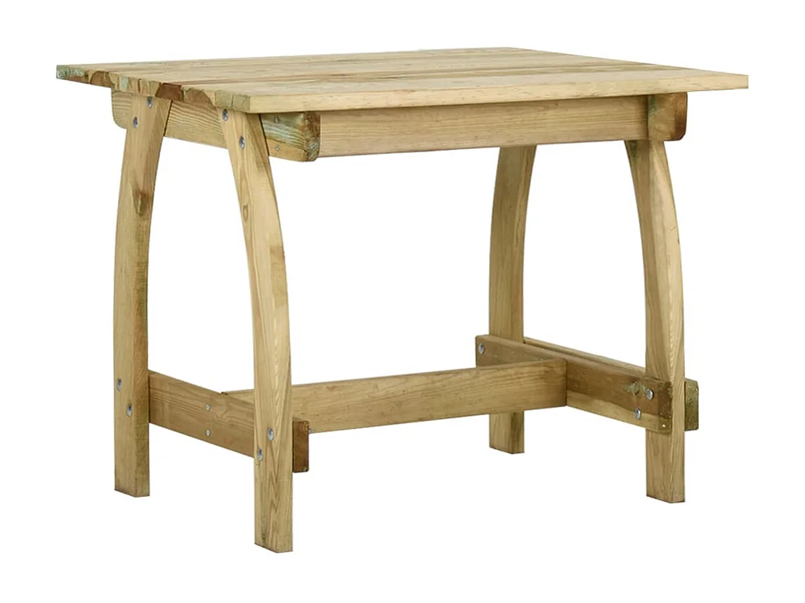 Set da Pranzo da Giardino 5 pz in Legno di Pino Impregnato