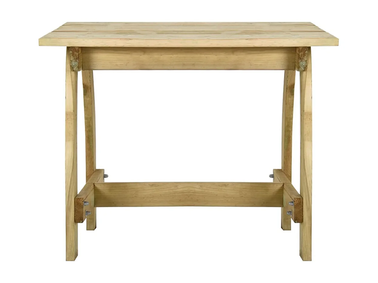 Ensemble à manger de jardin 5 pcs Bois de pin imprégné