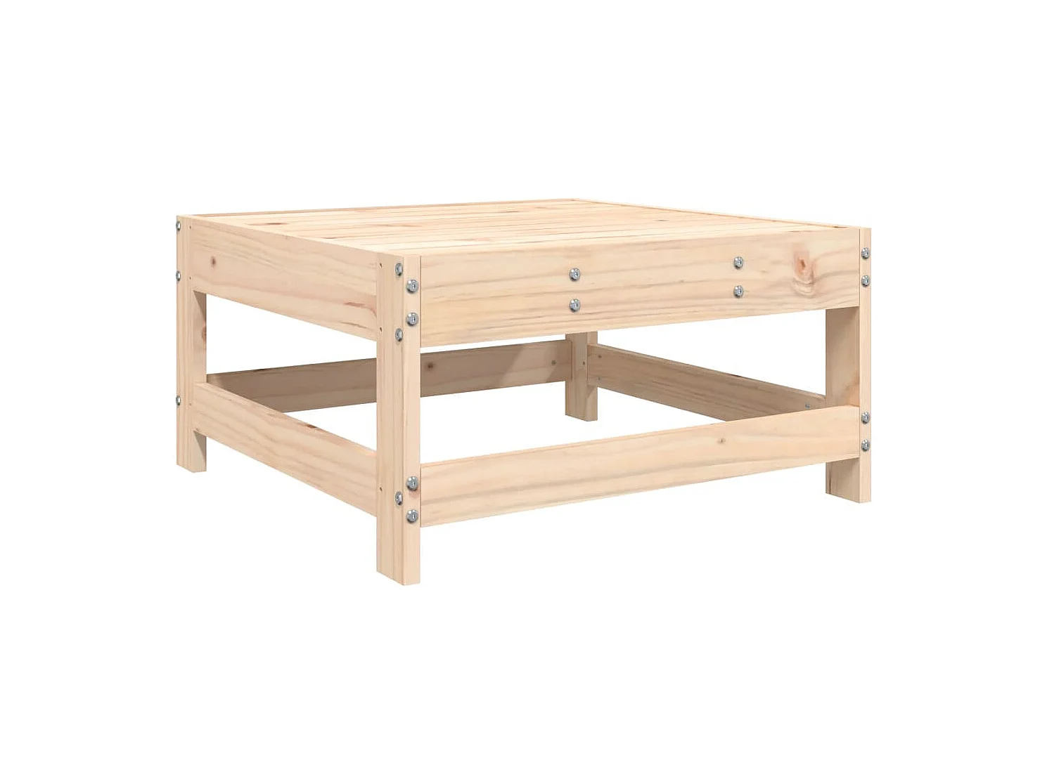 Set Salotto da Giardino 7 pz in Legno Massello di Pino