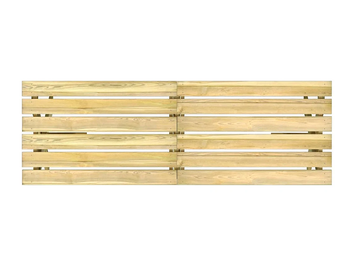 Mesa de jardim 220x73x70 cm madeira de pinho impregnada