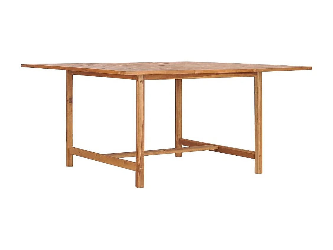 Table de jardin 150x150x76 cm Bois de teck solide