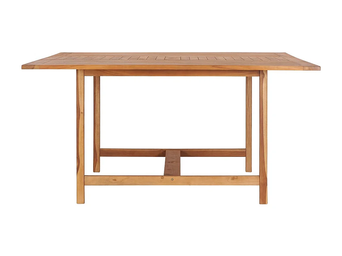 Table de jardin 150x150x76 cm Bois de teck solide
