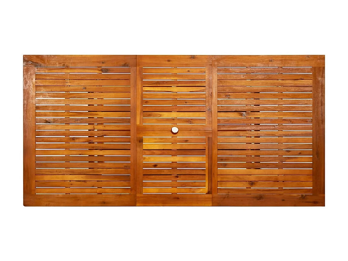 Tavolo da Pranzo per Esterni (150-200)x100x75cm Massello Acacia