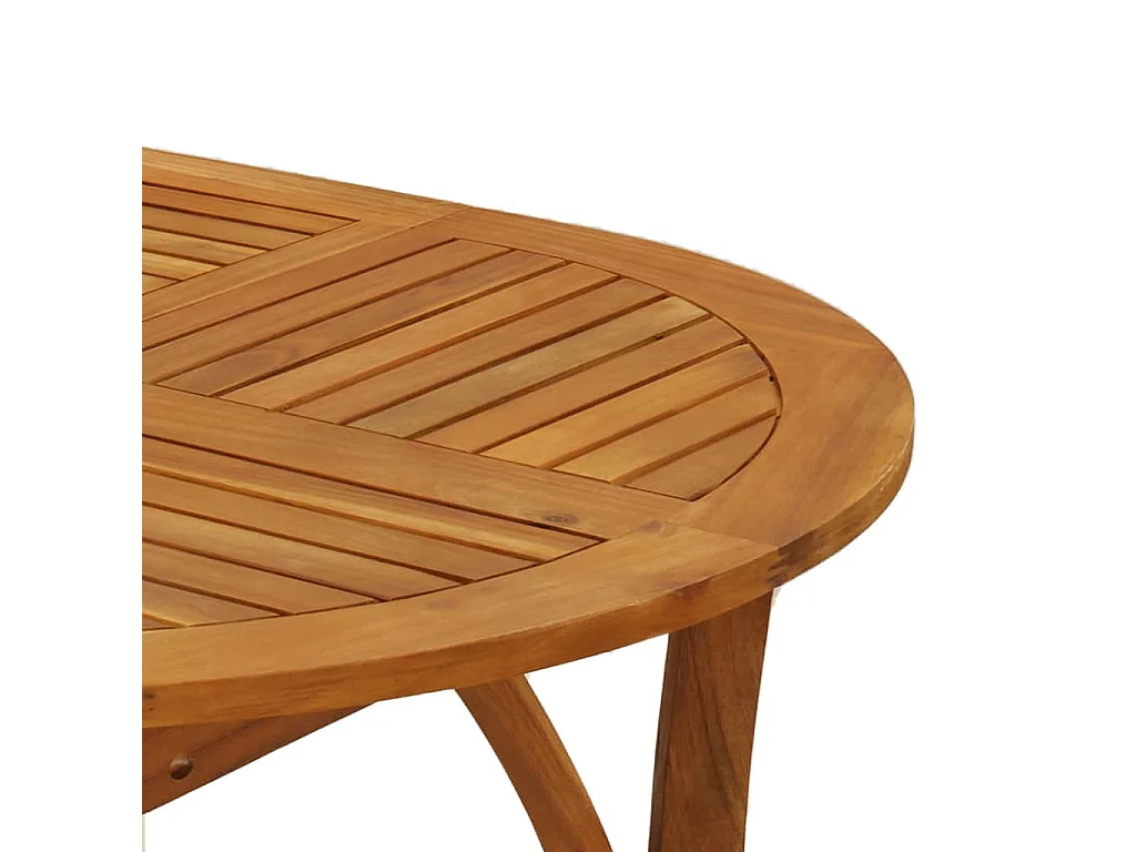 Tavolo da Giardino 200x90x75 cm Legno Massello di Acacia