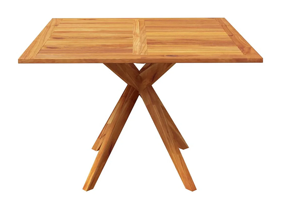 Table de jardin 110x110x75 cm Bois d'acacia solide