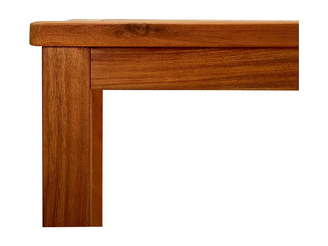 Mesa consola para jardim 110x40x75 cm madeira de acácia maciça