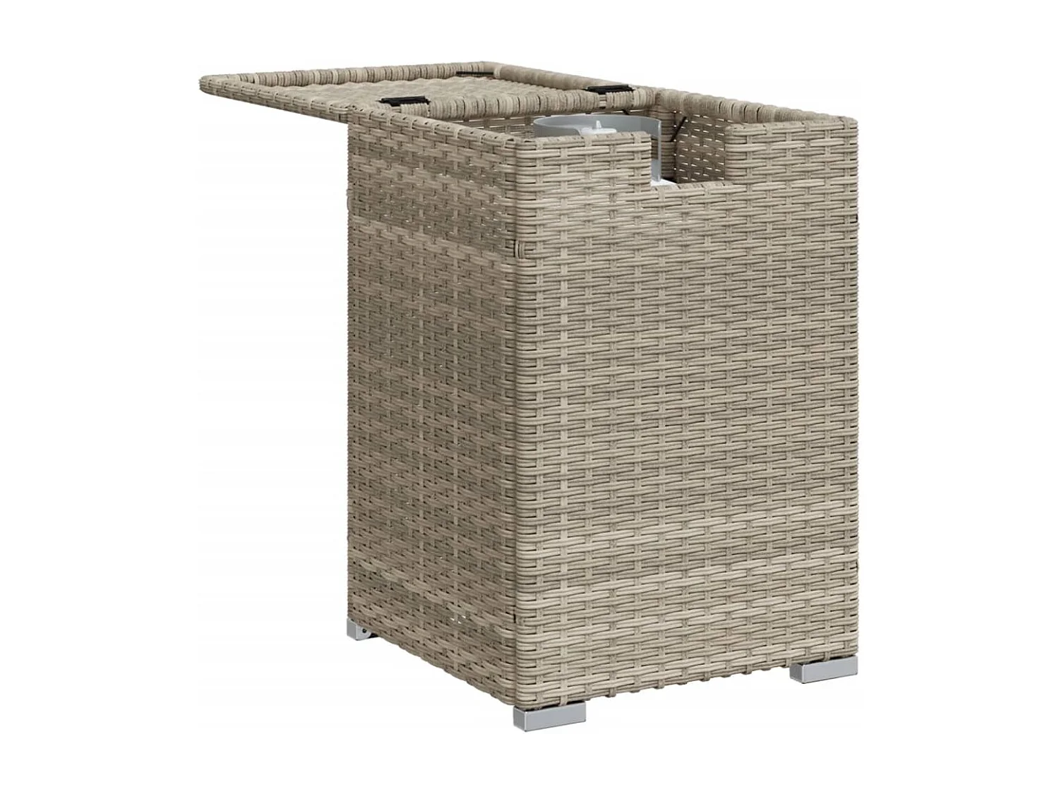 Table de couverture de bouteille de propane gris clair