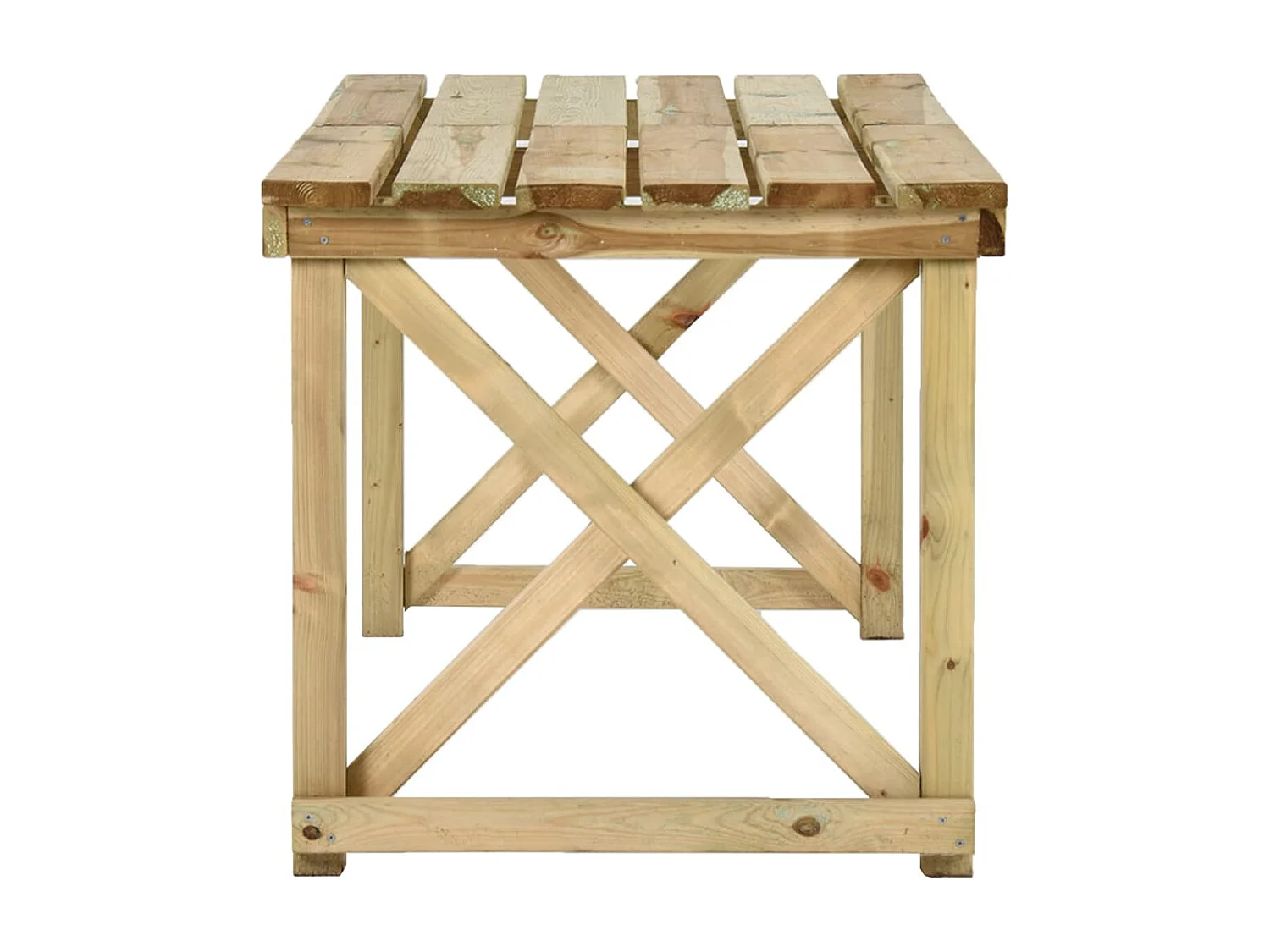 Gartentisch 160x79x75 cm Holz