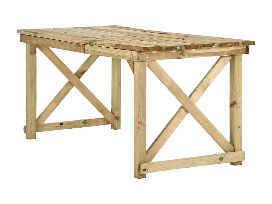 Gartentisch 160x79x75 cm Holz